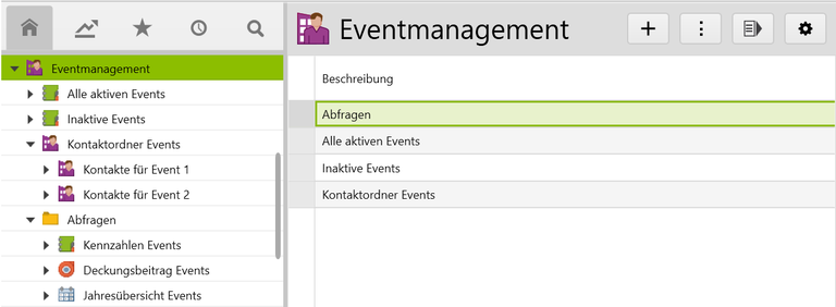Die kostenlose Vertec Zusatzfunktion Eventmanagement