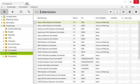 Working with Interfaces (Extensions)