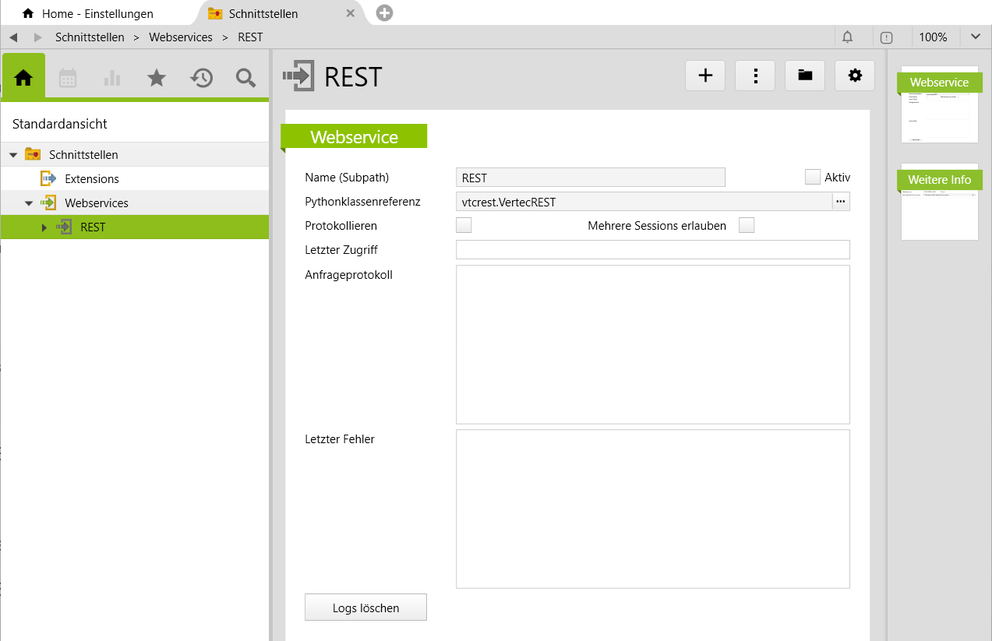 Vertec REST API
