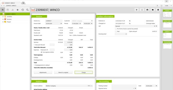 Project Billing with Vertec: Save Time and Costs